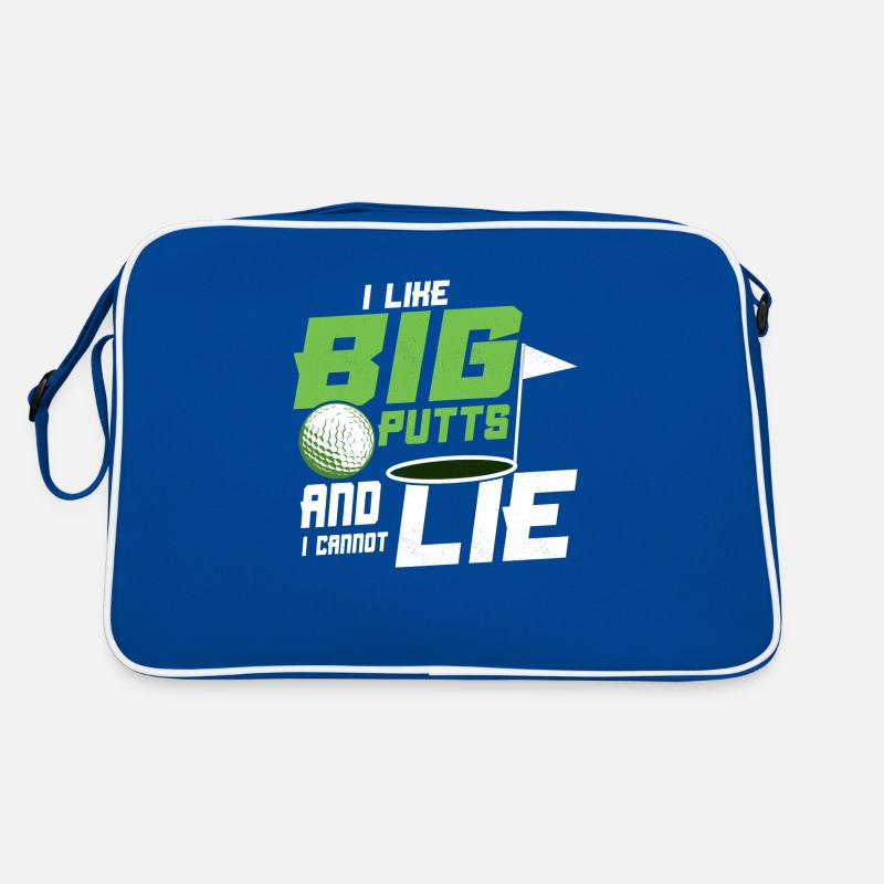 I Like Big Putts And I Cannot Lie Golf Golfing Retro Tasche