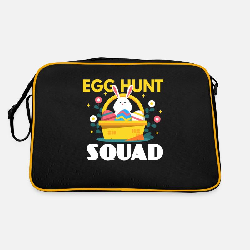 Egg Hunt Squad Osterei Retro Tasche