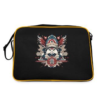 American folklore - Retro Bag - black/gold - Back