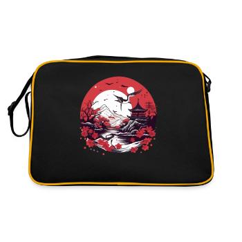Japanese folklore - Retro Bag - black/gold - Back