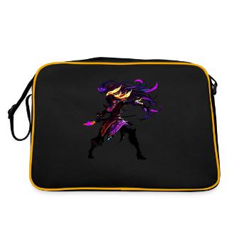 Femme guerrière - Sac Retro - noir/or - Dos