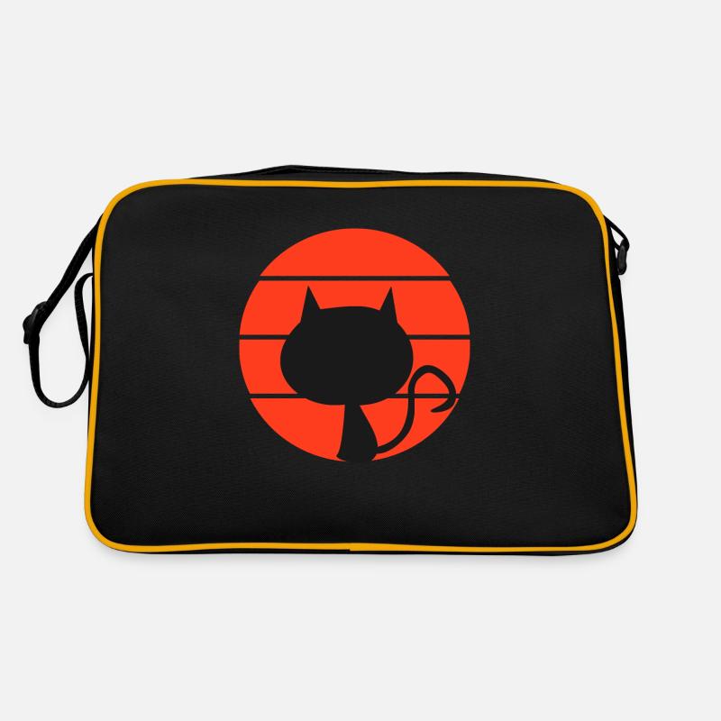 Style rétro Devil Cat Sac Retro