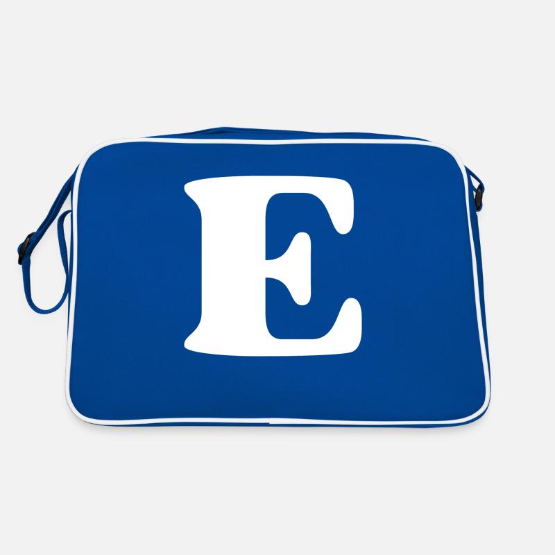 Buchstabe e Retro Tasche