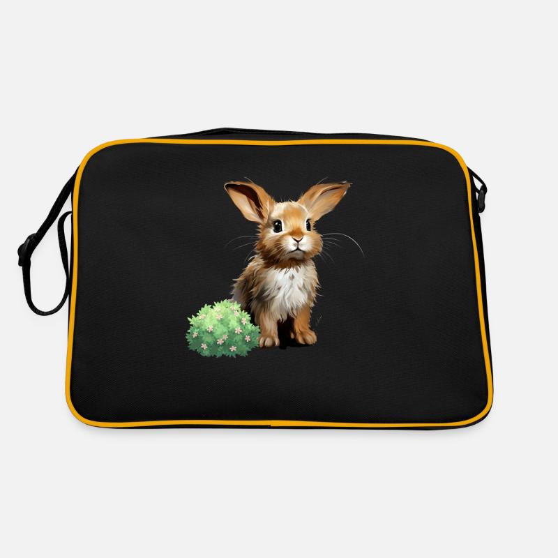 Lapin mignon lapin réaliste lapin Sac Retro