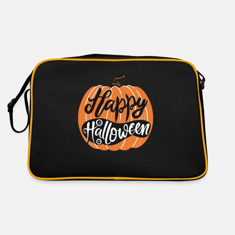 Joyeuse citrouille d’Halloween Sac Retro