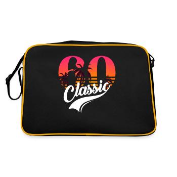 Vintage 1960-60th anniversary - Retro Bag - black/gold - Back