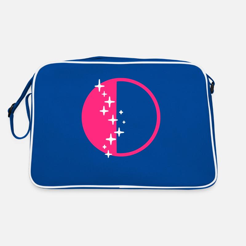 Buchstabe O Glitzer Retro Tasche