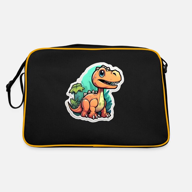 Cartoon Dinosaur Retro Bag