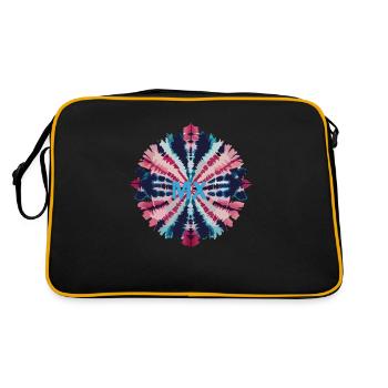 MX - Retro Tasche - Schwarz/Gold - Hinten