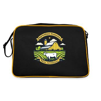 Farmer Support #1 - Retro Bag - black/gold - Back