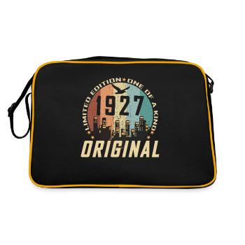 Vintage Décembre 1927 Cadeau d Anniversaire 97 ans - Sac Retro - noir/or - Dos