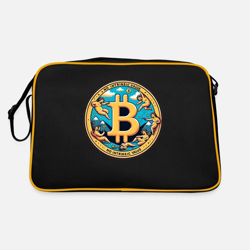 Bitcoin has no intrinsic value Retro Bag
