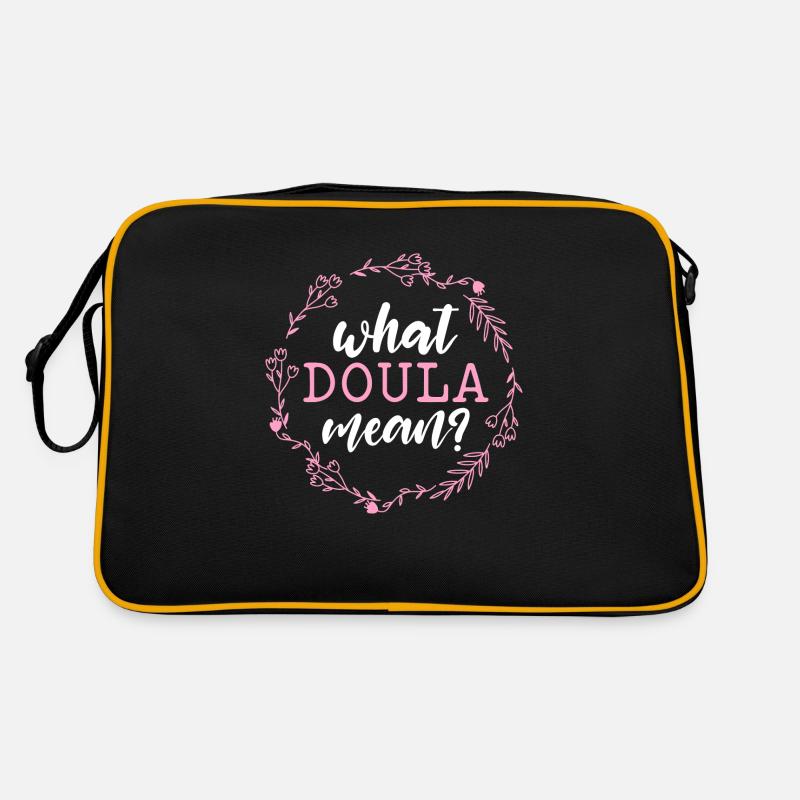 What Doula mean Retro Tasche