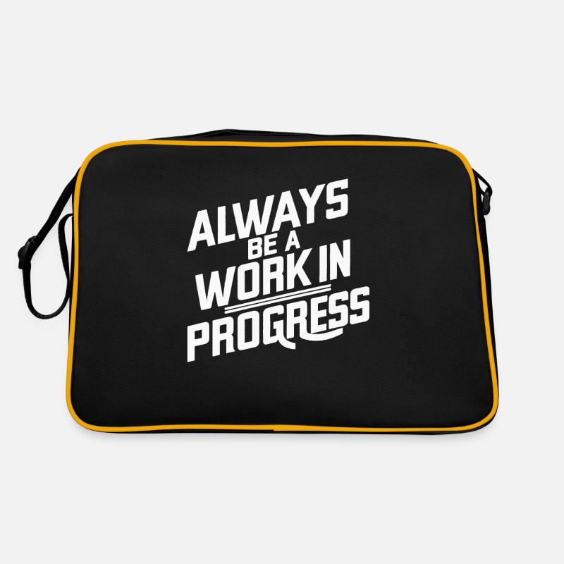 Work in Progress - Retro Bag - black/gold