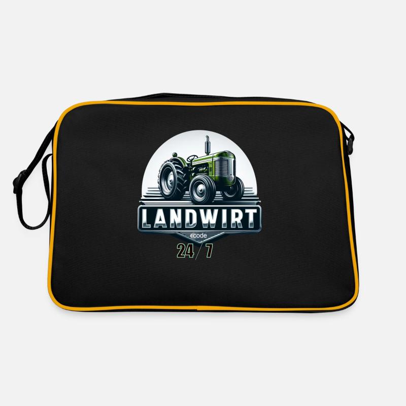 landwirt code ll Retro Tasche