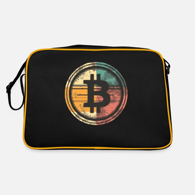 Bitcoin BTC Cryptos Cryptocurrency Crypto Sac Retro