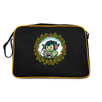 Video Game Goblin - Retro Bag - black/gold - Back