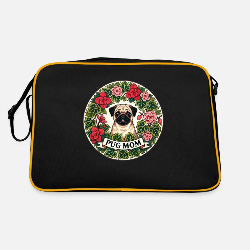 Mops-Mama Retro Tasche
