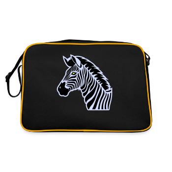 zebra - Retro Bag - black/gold - Back