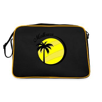 mallorca - Retro Tasche - Schwarz/Gold - Hinten