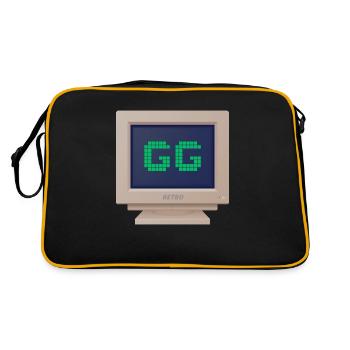 CRT design - GG (Good Game) - Sac Retro - noir/or - Dos