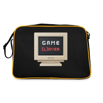 CRT Design - Game Lover - Retro Bag - black/gold - Back