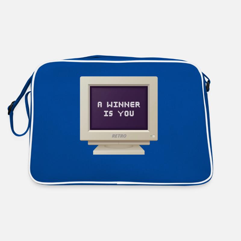 CRT Design - Ein Gewinner sind Sie Retro Tasche