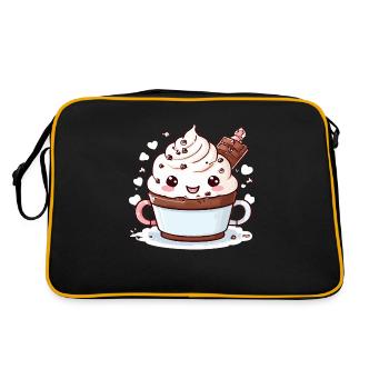 Charming Cocoa Companion - Retro Bag - black/gold - Back