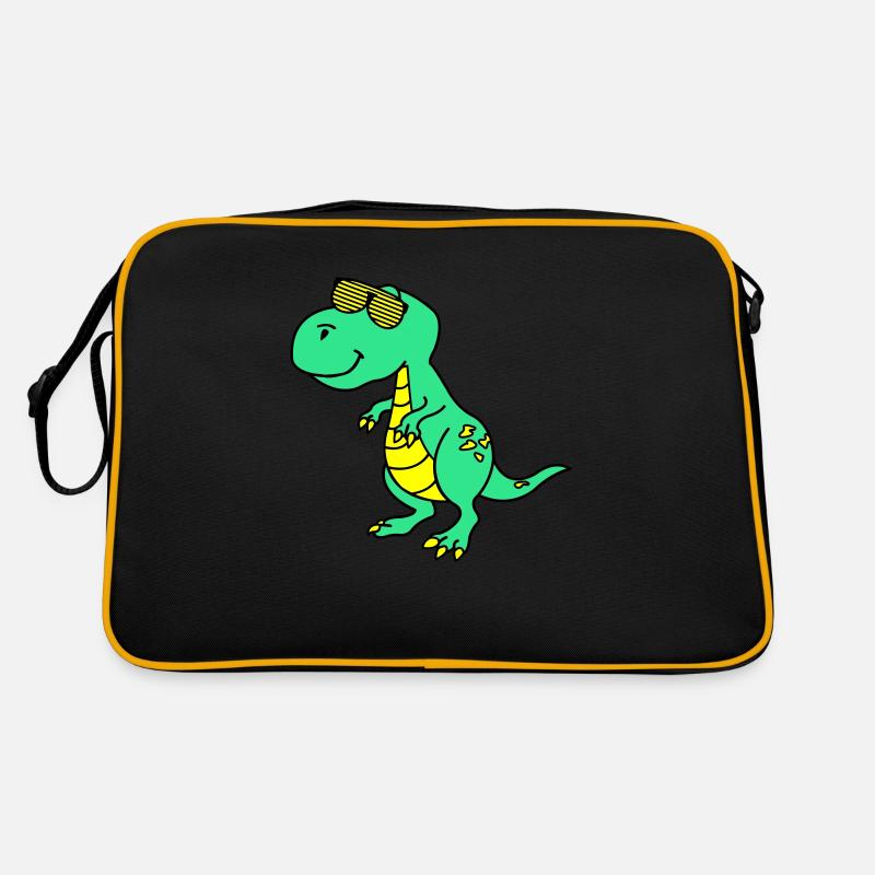 Cool Dinosaurier Retro Tasche
