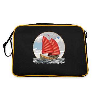 Ship - Retro Bag - black/gold - Back