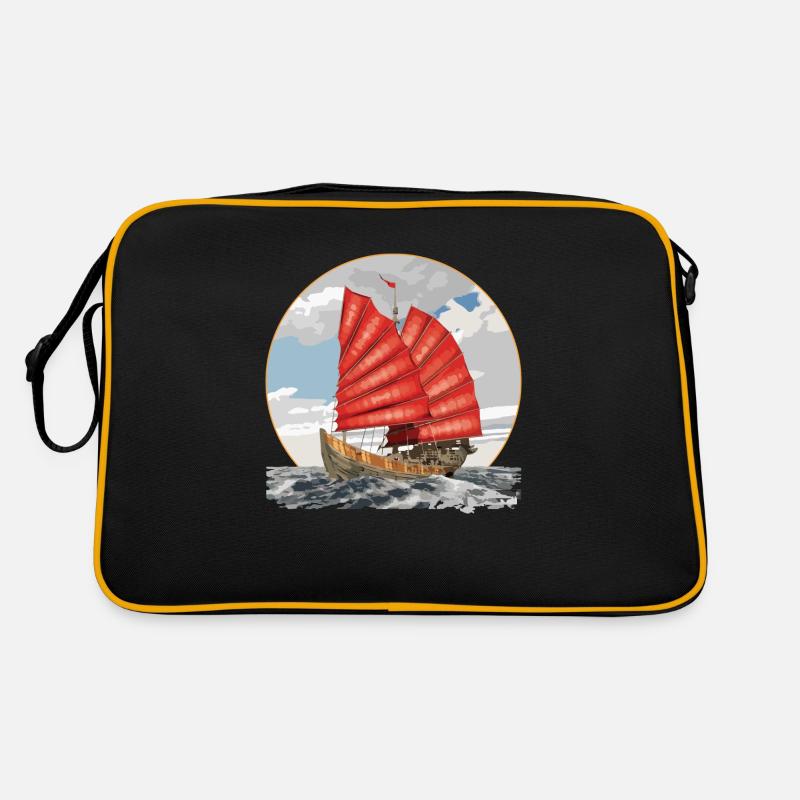 Ship - Retro Bag - black/gold