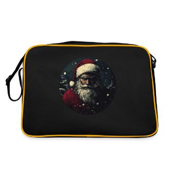 Le Père Noël déterminé - Sac Retro - noir/or - Dos