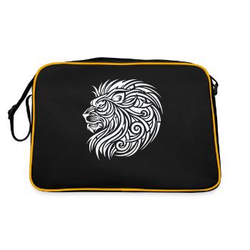 Lion Tribal - Retro Bag - black/gold - Back