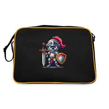 Bande dessinée Knight - Sac Retro - noir/or - Dos