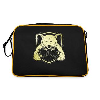 Polar Bear Polar Bear Boxer - Retro Bag - black/gold - Back
