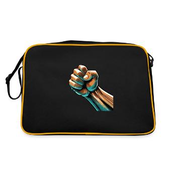 fist - Retro Bag - black/gold - Back