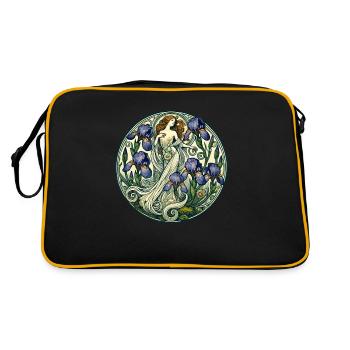 Iris Goddess - Retro Bag - black/gold - Back