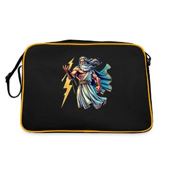 Bande dessinée Zeus - Sac Retro - noir/or - Dos