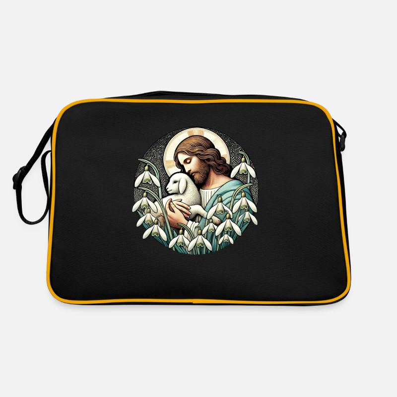 Jesus Christ He is Risen Easter Sunday Retro Bag