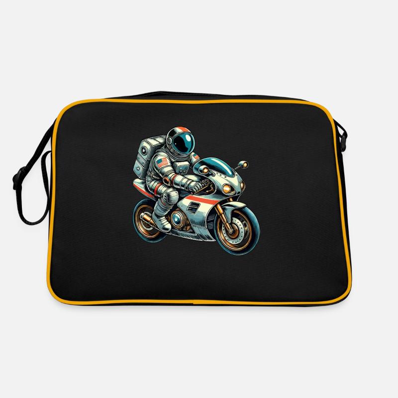 Astronaut Motorcycle Retro Bag