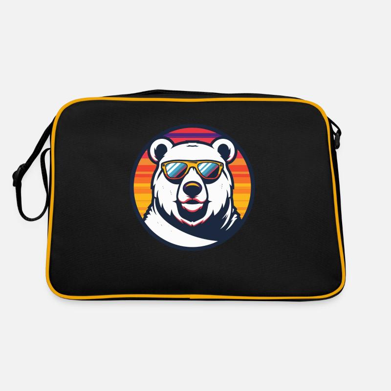 Polar Bear Cool Comic Retro Bag