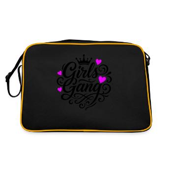 Girl Gang - Retro Bag - black/gold - Back