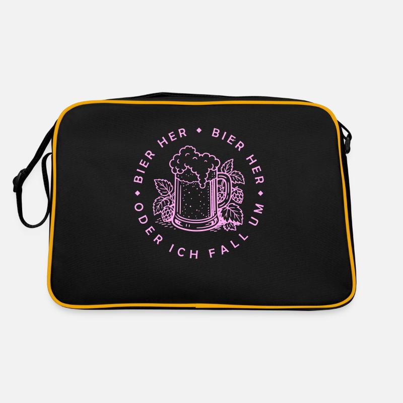 Les abeilles ici - Oder ich fall um ! Sac Retro