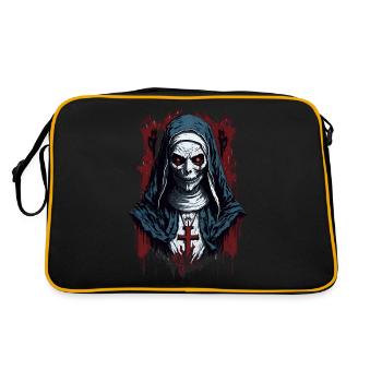 Sacred Nightmares Sinister Nun - Retro Bag - black/gold - Back