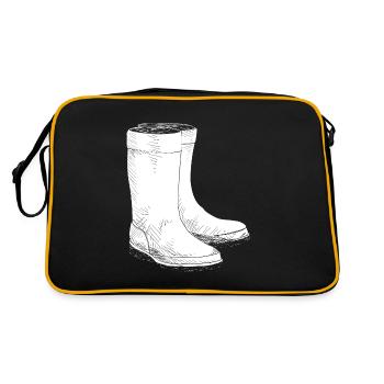 Bottes en caoutchouc Mer du Nord Mer Baltique Intempéries - Sac Retro - noir/or - Dos
