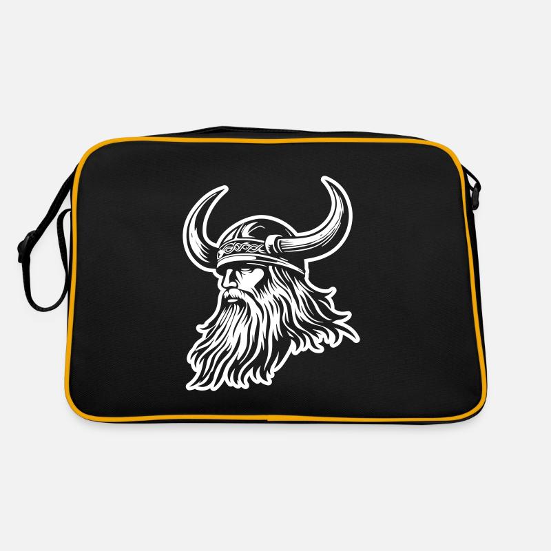 Wikinger Helm Retro Tasche