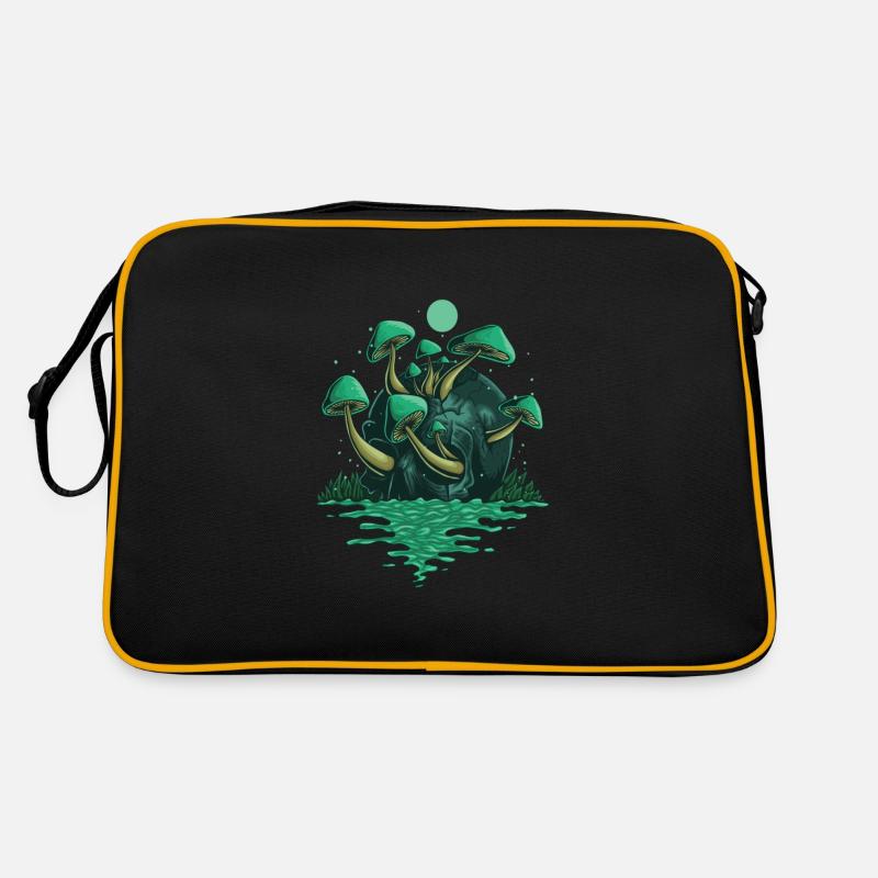 Champignon Champignons Vert Sac Retro