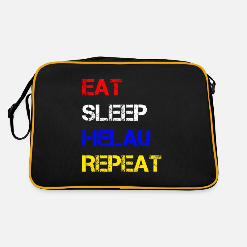 MANGER DORMIR HELAU RÉPÉTER | Carnaval Sac Retro