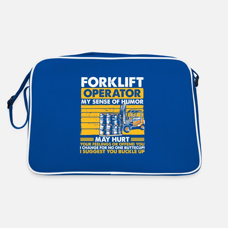 Forklift Operator Gift Idea Retro Bag