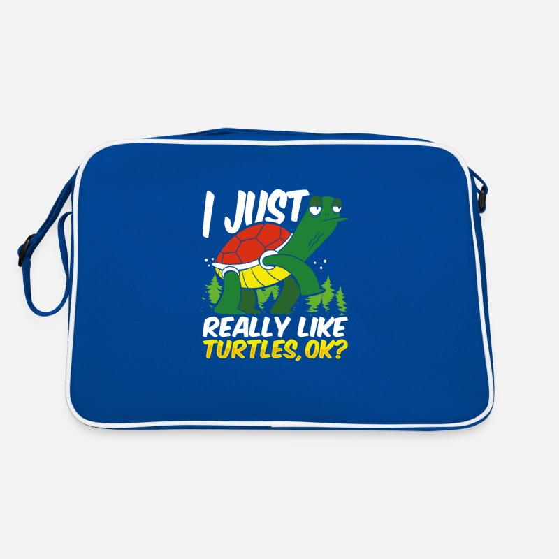 Schildkröte Geschenk Retro Tasche